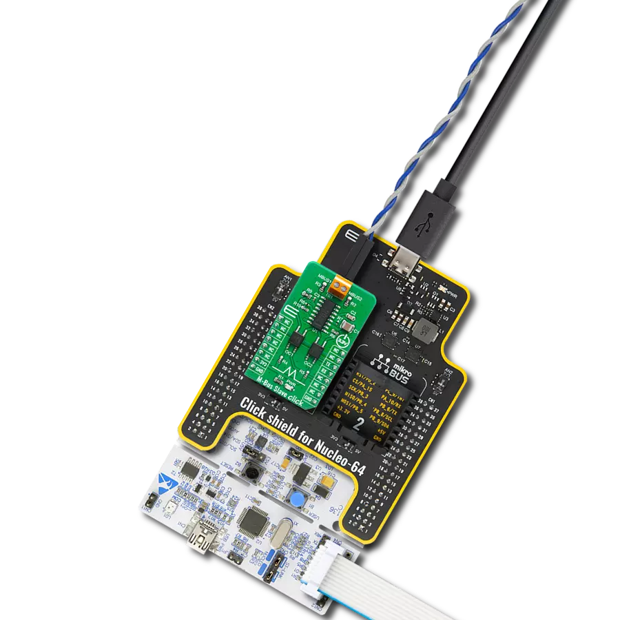 M-Bus Slave Click with Nucleo-64 with STM32F091RC MCU