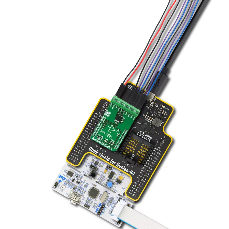 Create the ultimate solution for signal magnification with MCP6S21 and STM32L073RZ
