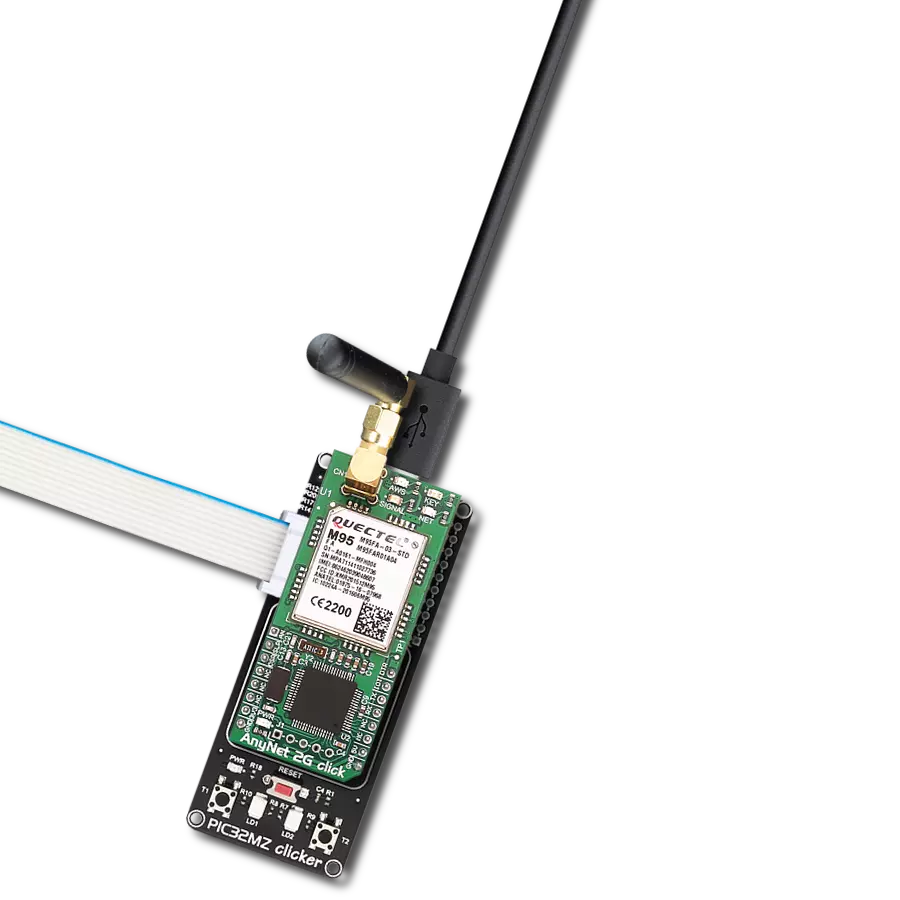 Connect to the AWS cloud and exchange data using M95 and PIC32MZ1024EFH064