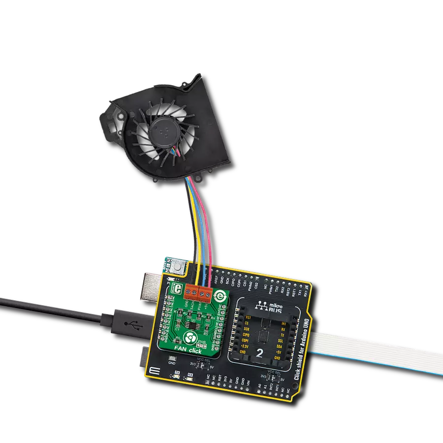 Fan Click with Arduino UNO Rev3