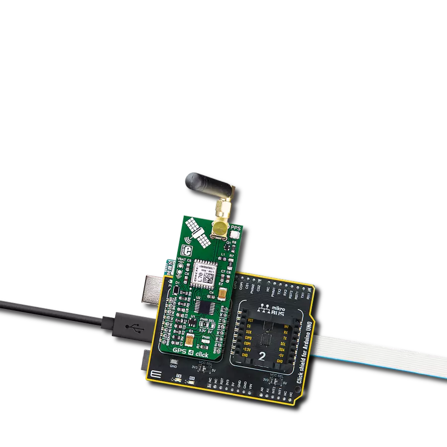 GPS 4 Click with Arduino UNO Rev3