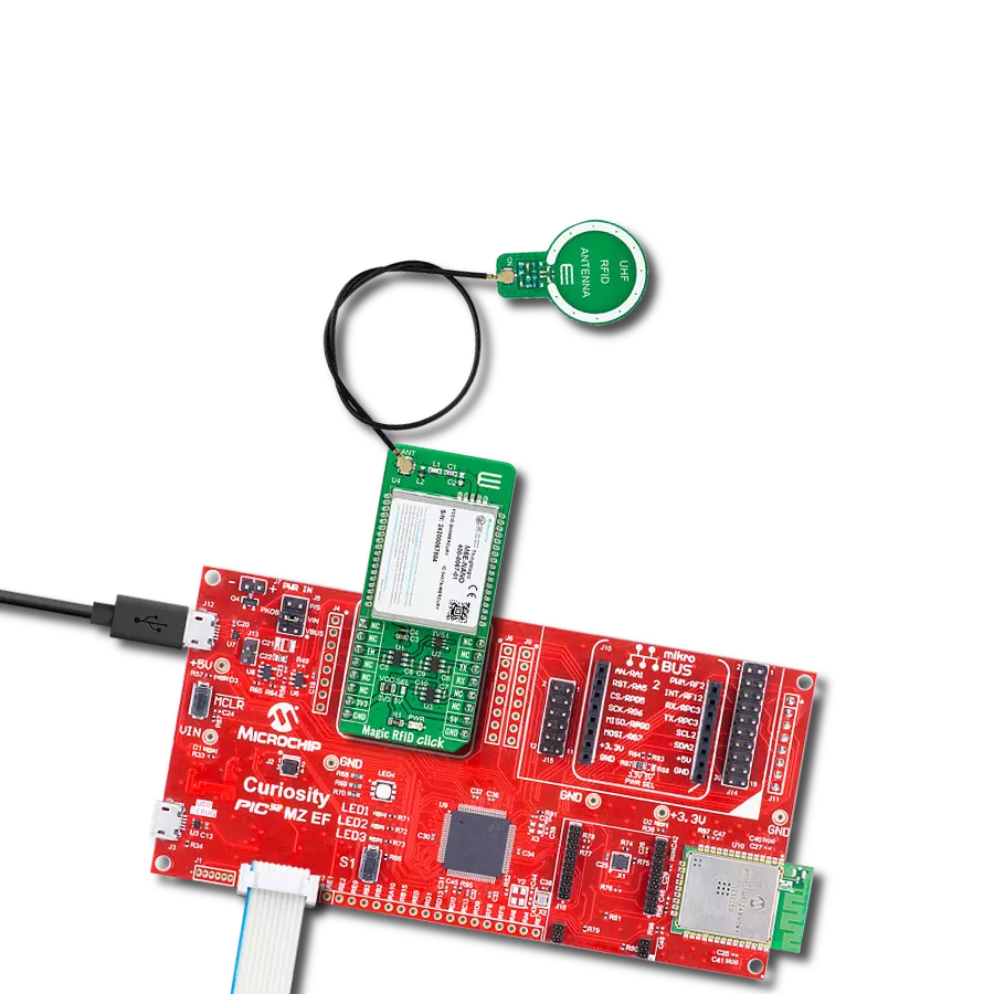 Magic RFID Click with Curiosity PIC32 MZ EF