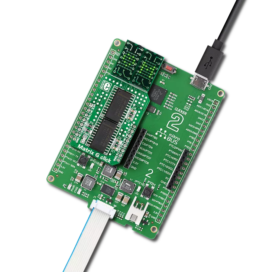 使用MAX7219和MK64FN1M0VDC12最大化您的视觉效果,使用双绿色5x7显示器