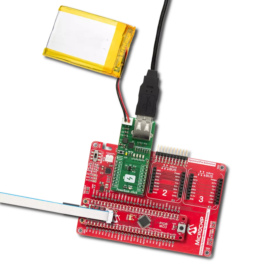 Create a reliable and versatile power bank solution with MP2632B and PIC18F57Q43