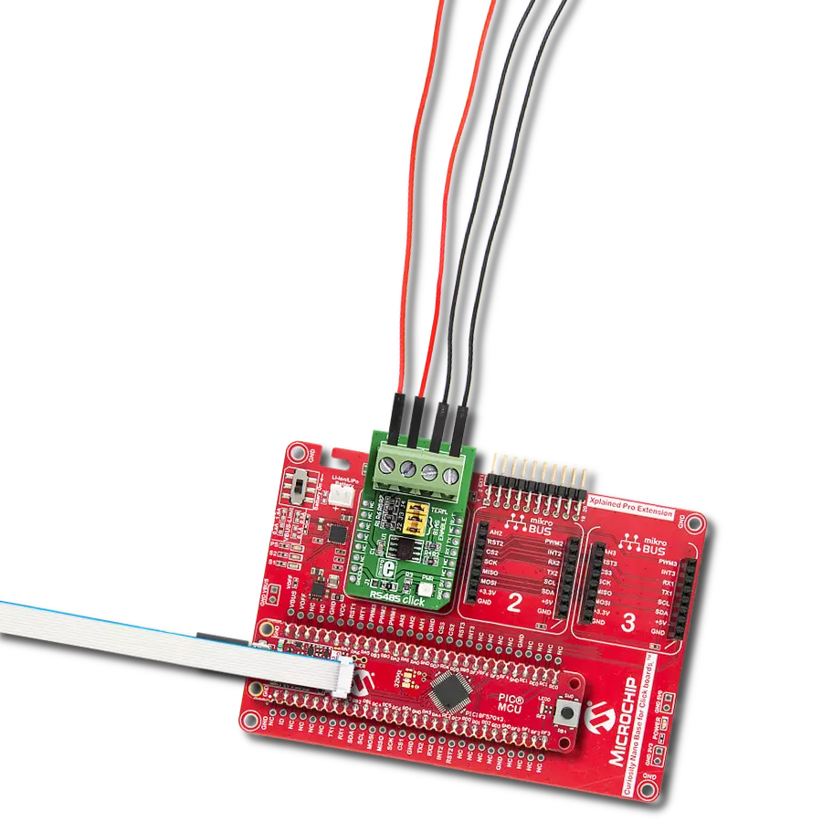 Create bridge between TTL level UART and RS485 communication with SN75HVD12 and PIC18F57Q43