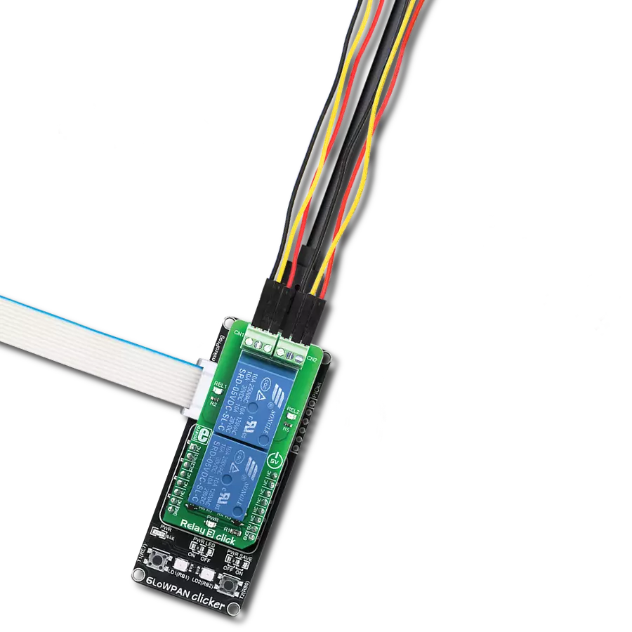 Relay 3 Click with 6LoWPAN clicker