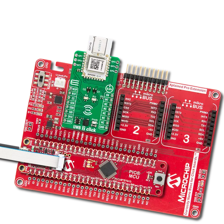Empower your projects with the gold standard in location precision using DWM3000 and PIC18F57Q43