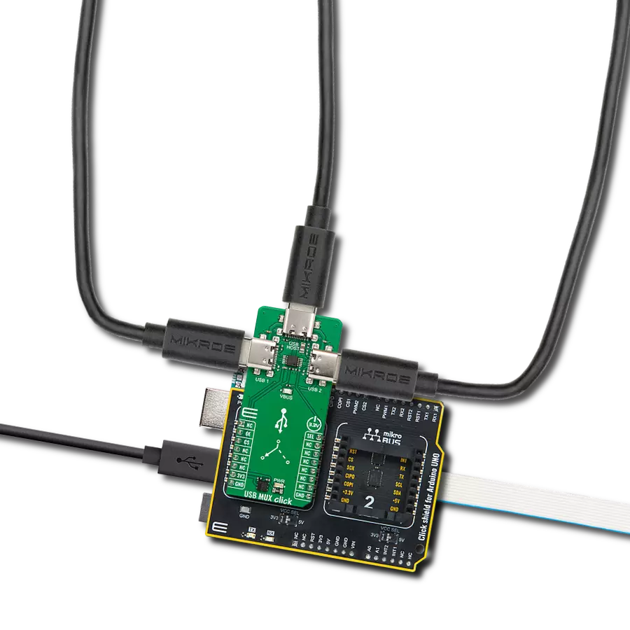 Experience the freedom of choice in signal routing with TS3USB30E and ATmega328