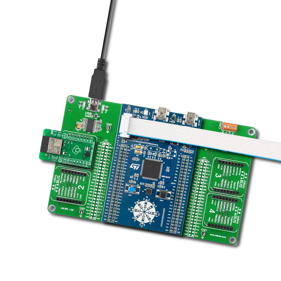 IoT ExpressLink Click with Discovery kit with STM32F303VC MCU
