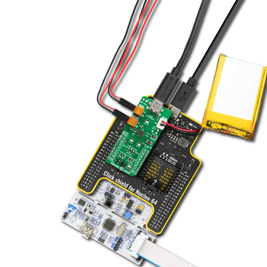 使用nPM1100和STM32L073RZ为锂离子或聚合物电池充电
