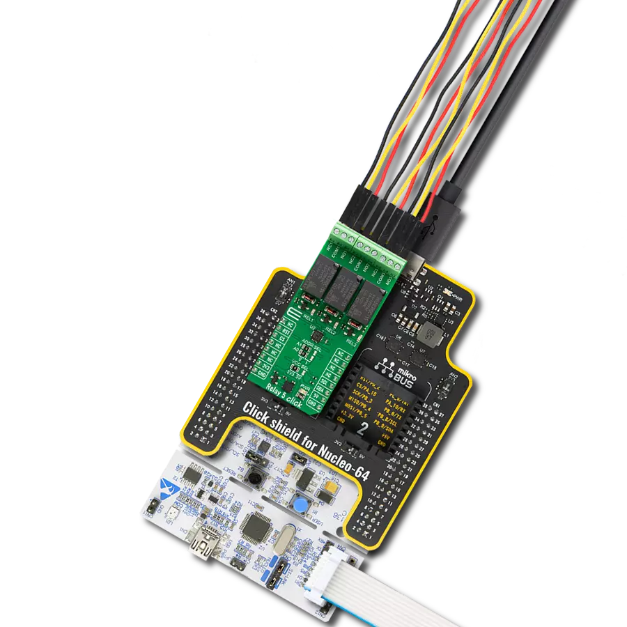 Ensure a seamless and harmonious control over your external loads via J1031C3VDC.15S and STM32L073RZ