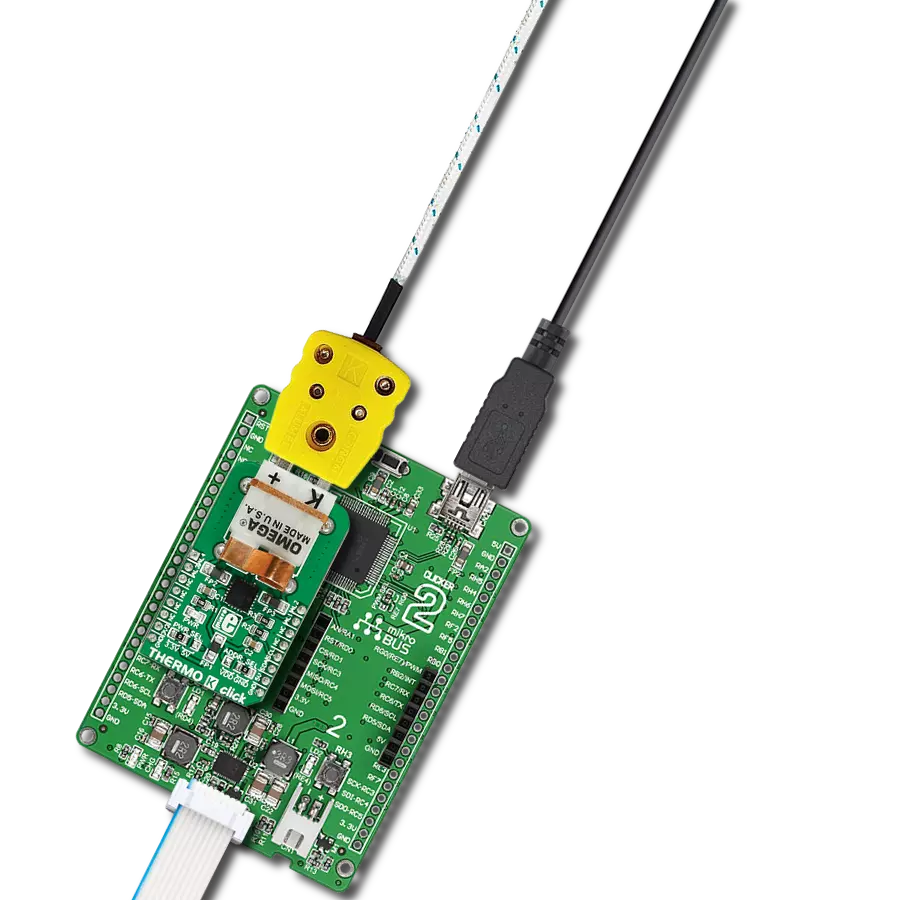 Thermo K Click with Clicker 2 for PIC18FJ