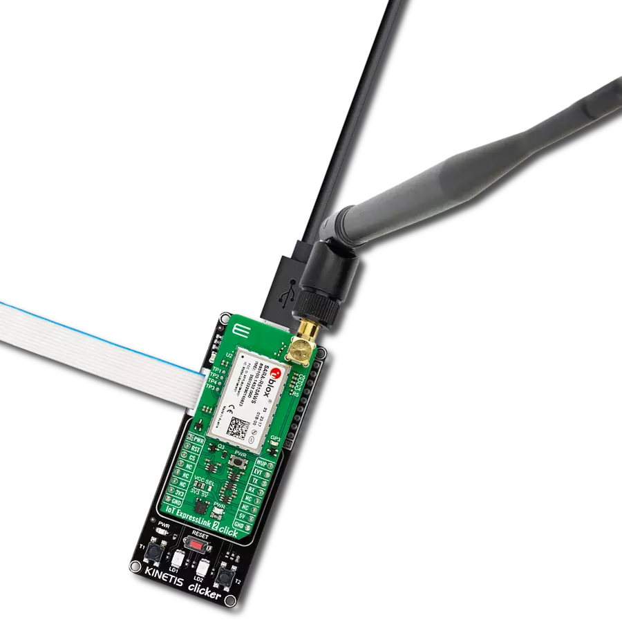 IoT ExpressLink 2 Click with Kinetis Clicker