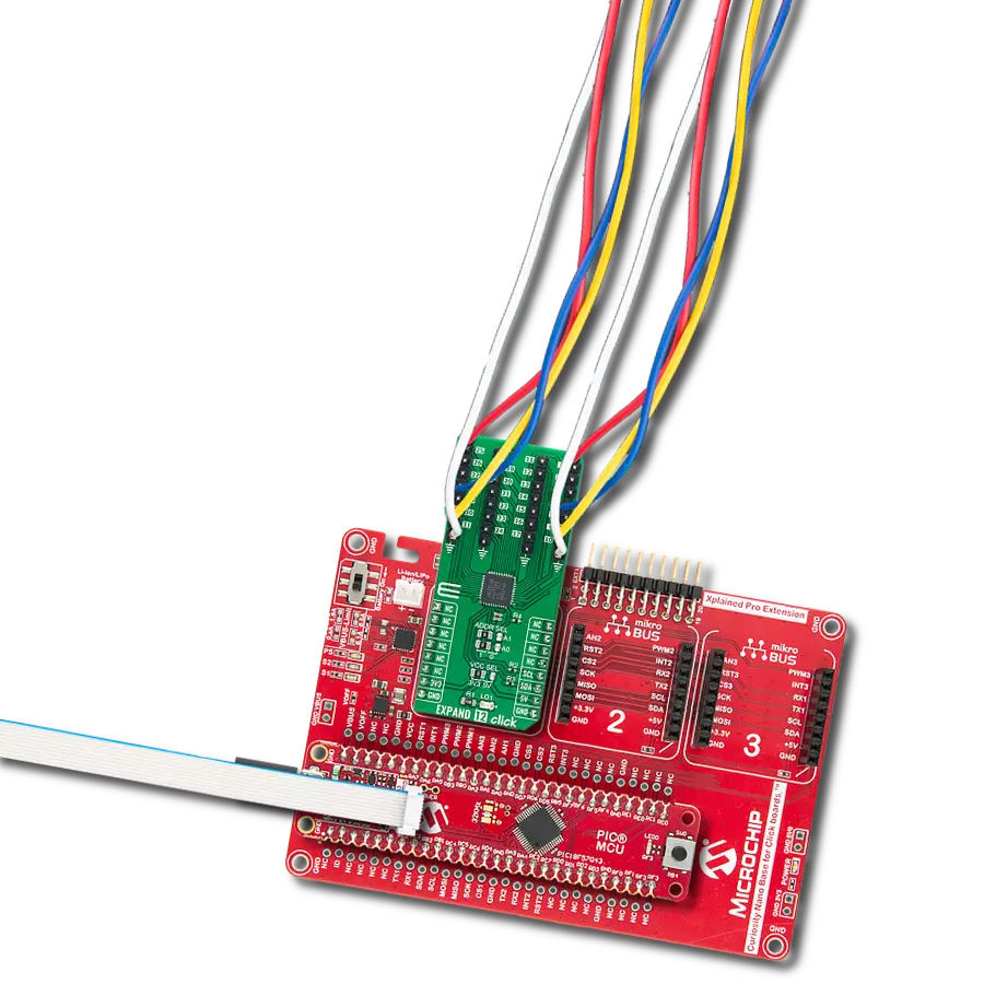 Create a versatile solution for connecting and controlling various peripherals with MAX7300 and PIC18F57Q43