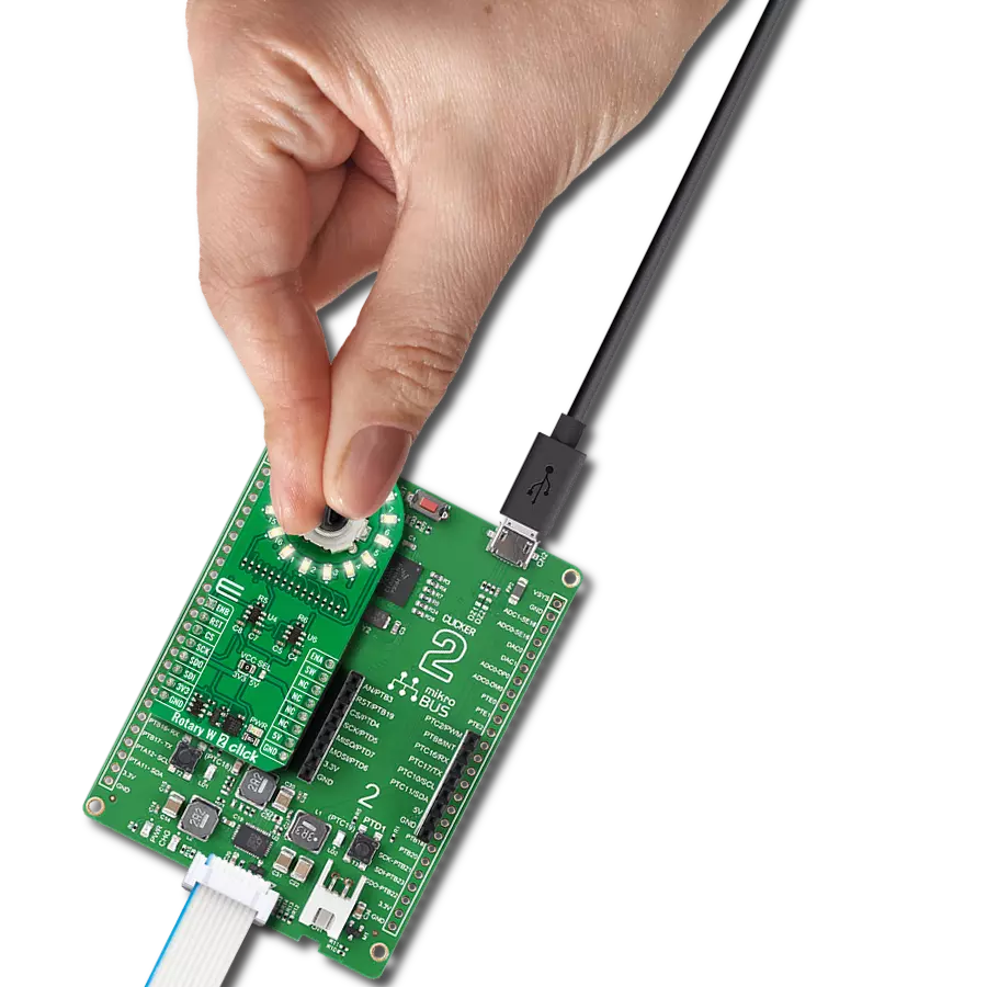 Add a knob and visual feedback to electronic projects with TLC5925 and MK64FN1M0VDC12