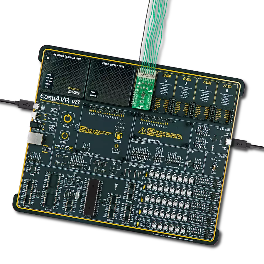 DAC 11 Click with EasyAVR v8