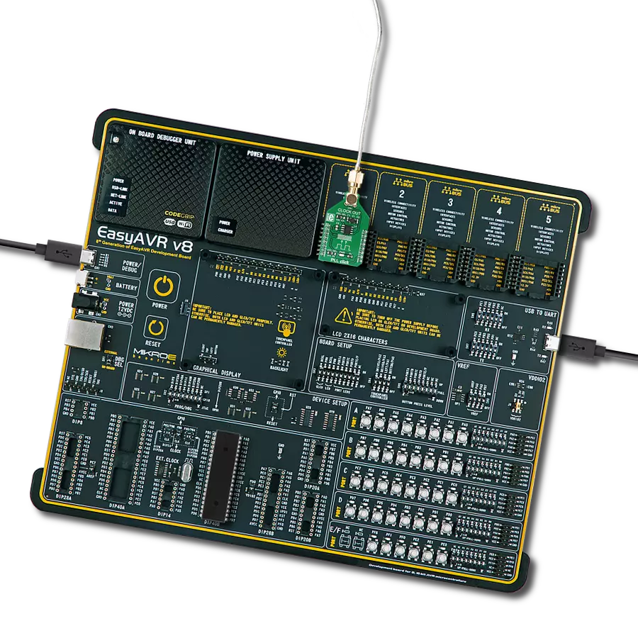 PLL Click with EasyAVR v8
