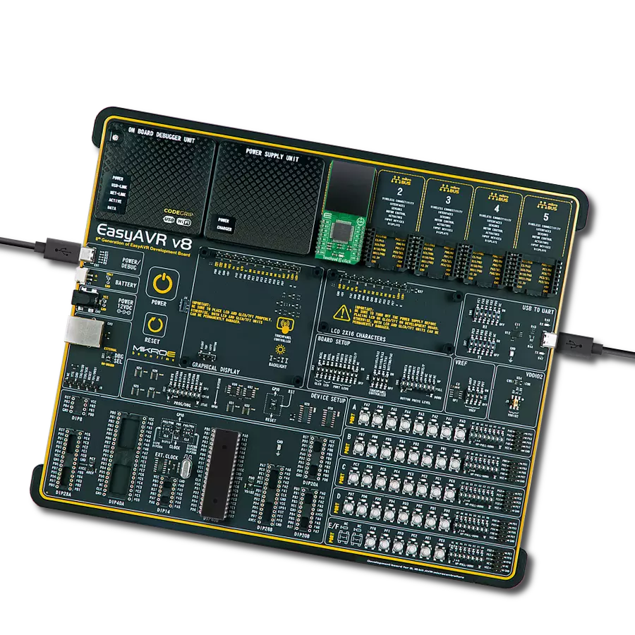 Touchpad 3 Click with EasyAVR v8