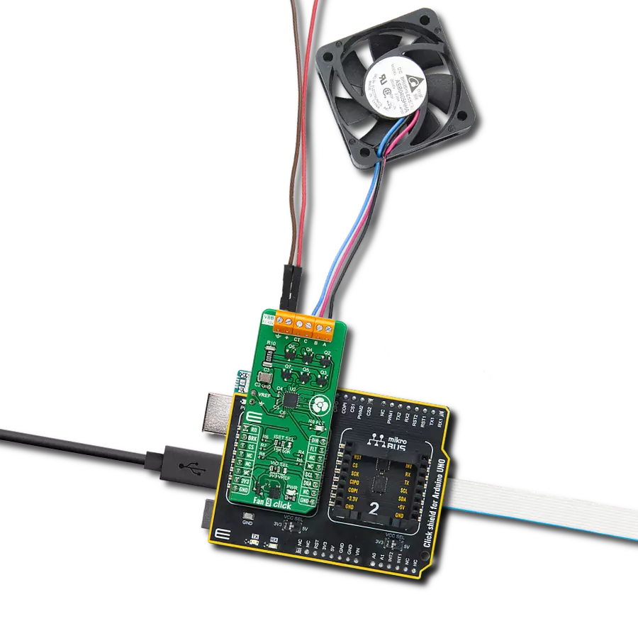 Achieve high-performance cooling with minimal noise and vibration with the A5932 and ATmega328P