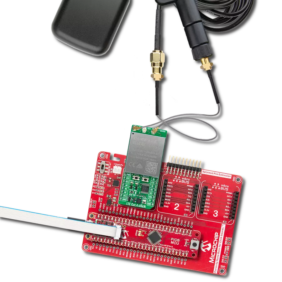 使用EG95EXGA-128-SGNS和PIC18F57Q43实现可靠的4G (LTE)连接，适用于欧洲M2M和物联网