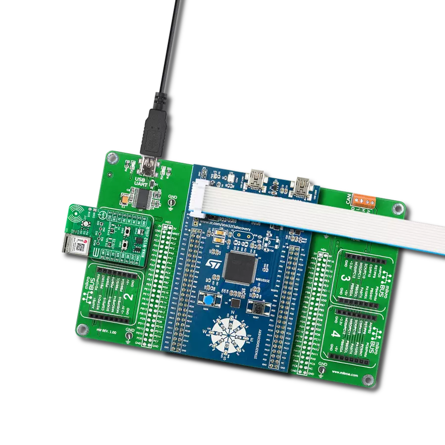 NINA-W152 Click with Discovery kit with STM32F303VC MCU