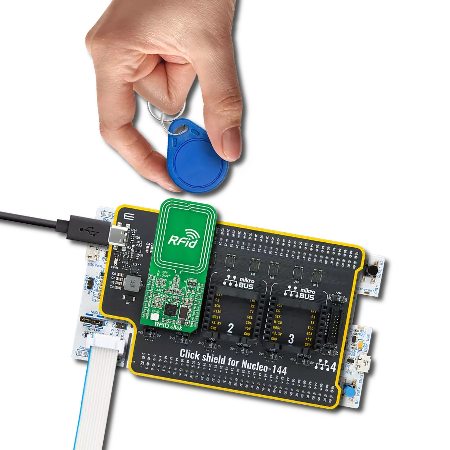RFid Click with Nucleo 144 with STM32F746ZG MCU