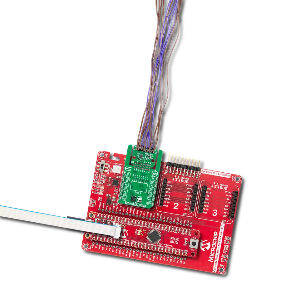 Expand the number of input/output (I/O) pins in your system with TCAL9538 and PIC18F57Q43
