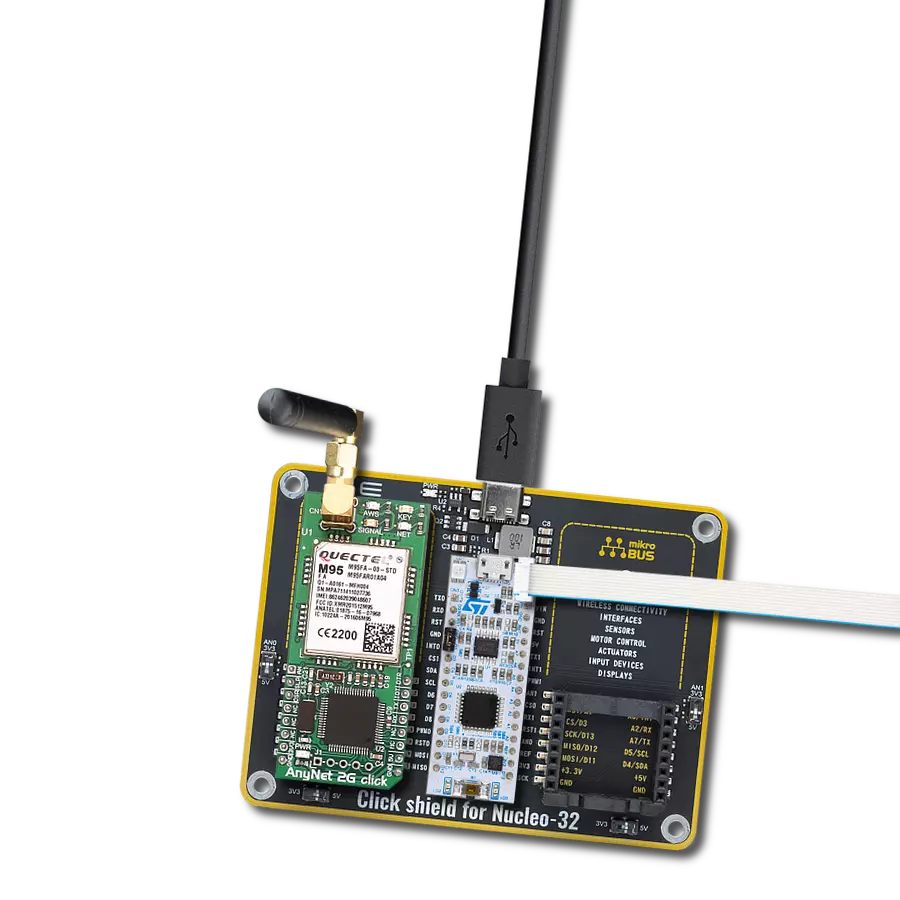 Connect to the AWS cloud and exchange data using M95 and STM32F031K6