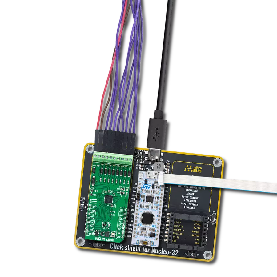 Translate industrial input signals into serialized SPI-compatible output with MAX22199 and STM32F031K6