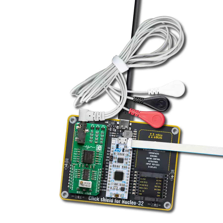 Create simple brain activity monitor with INA114 and STM32F031K6