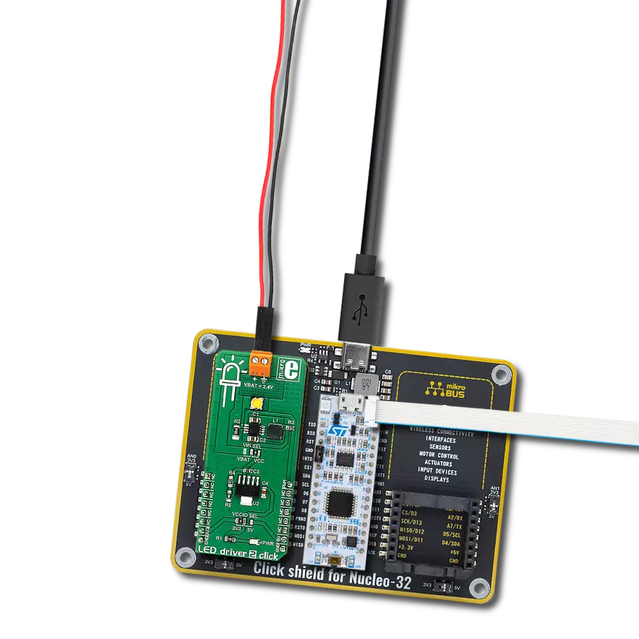 Experience the future of lighting innovation with MCP1643 and STM32F031K6