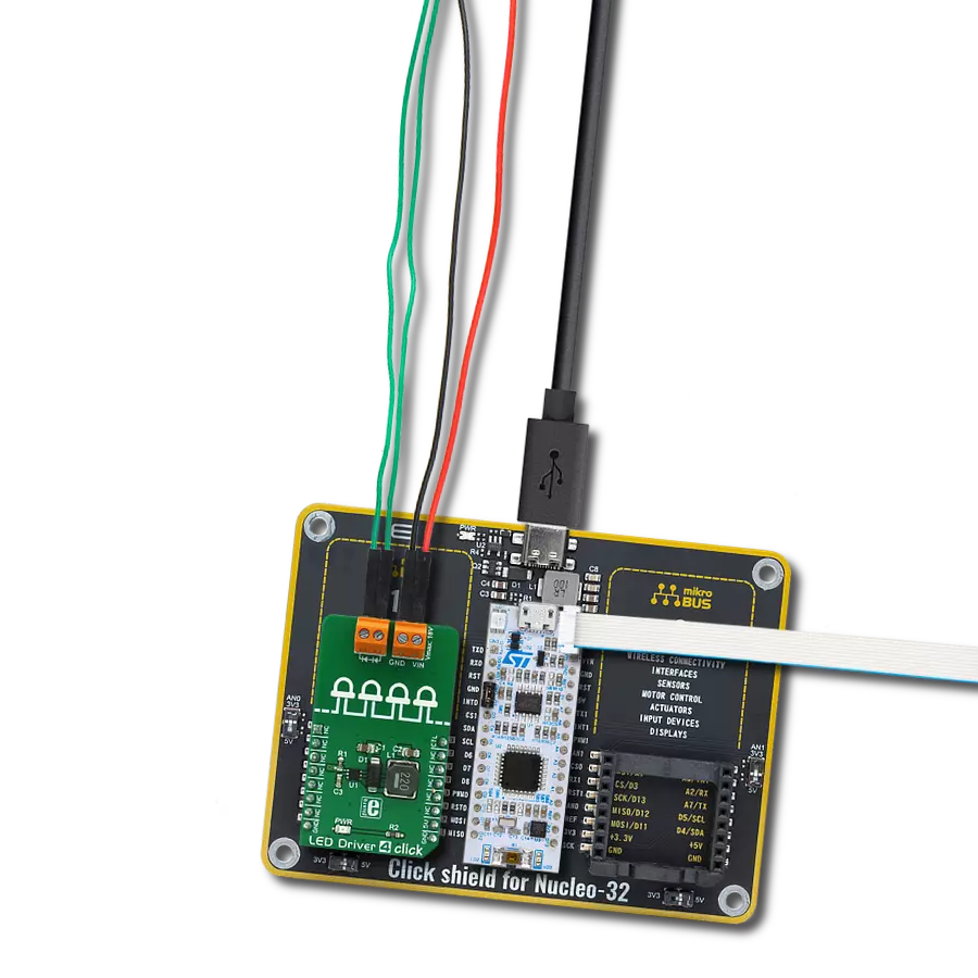 使用 TPS61160A 和 STM32F031K6 享受多种高功率照明应用。
