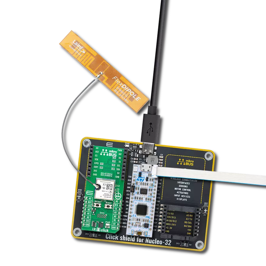 Achieve secure and reliable data transfer over long distances with minimal power consumption using 453-00139R and STM32F031K6
