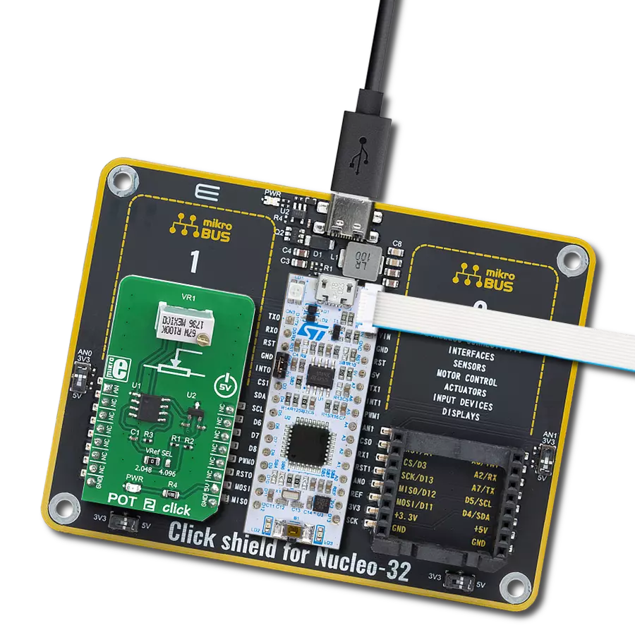 Adjust and optimize critical settings in your projects with 67WR100KLF and STM32F031K6