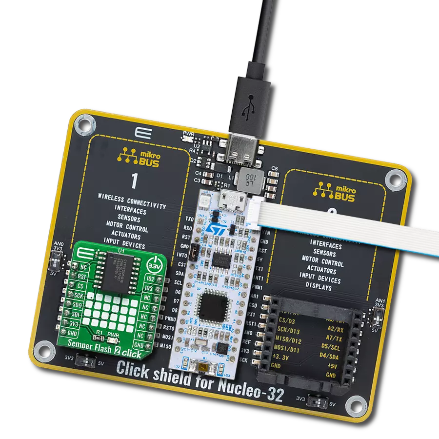 Achieve quick and seamless stored data access with S25HL512T combined with STM32F031K6