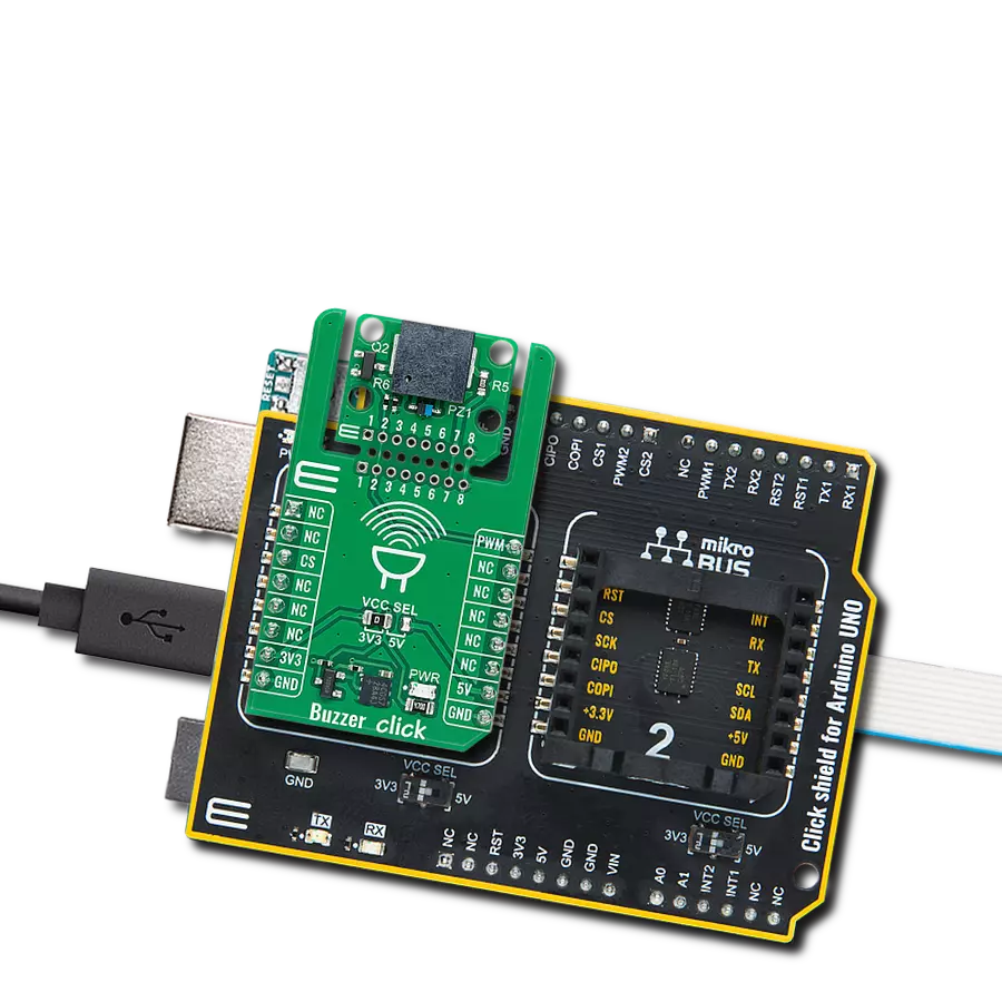 Add audible alerts or feedback to your projects with CPT-7502-65-SMT-TR and ATmega328P