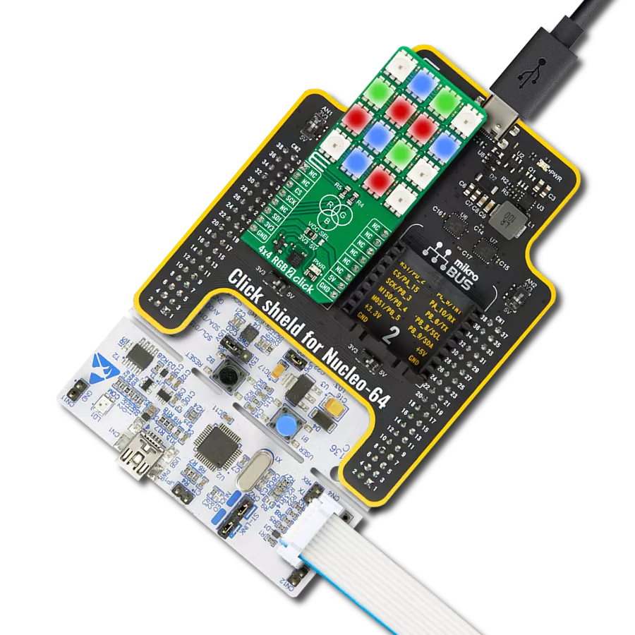 使用IN-PC55TBTRGB和STM32F446RE将任何空间变成迷人的景象