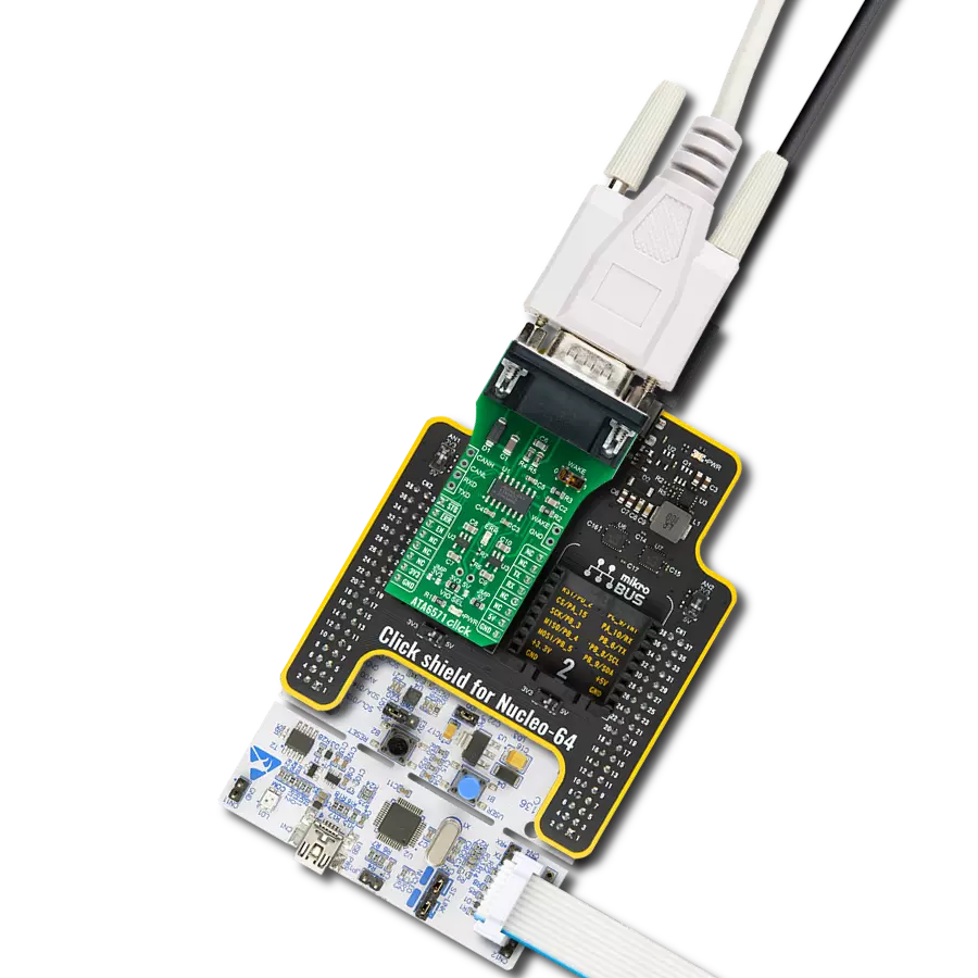 ATA6571 Click with Nucleo 64 with STM32F446RE MCU