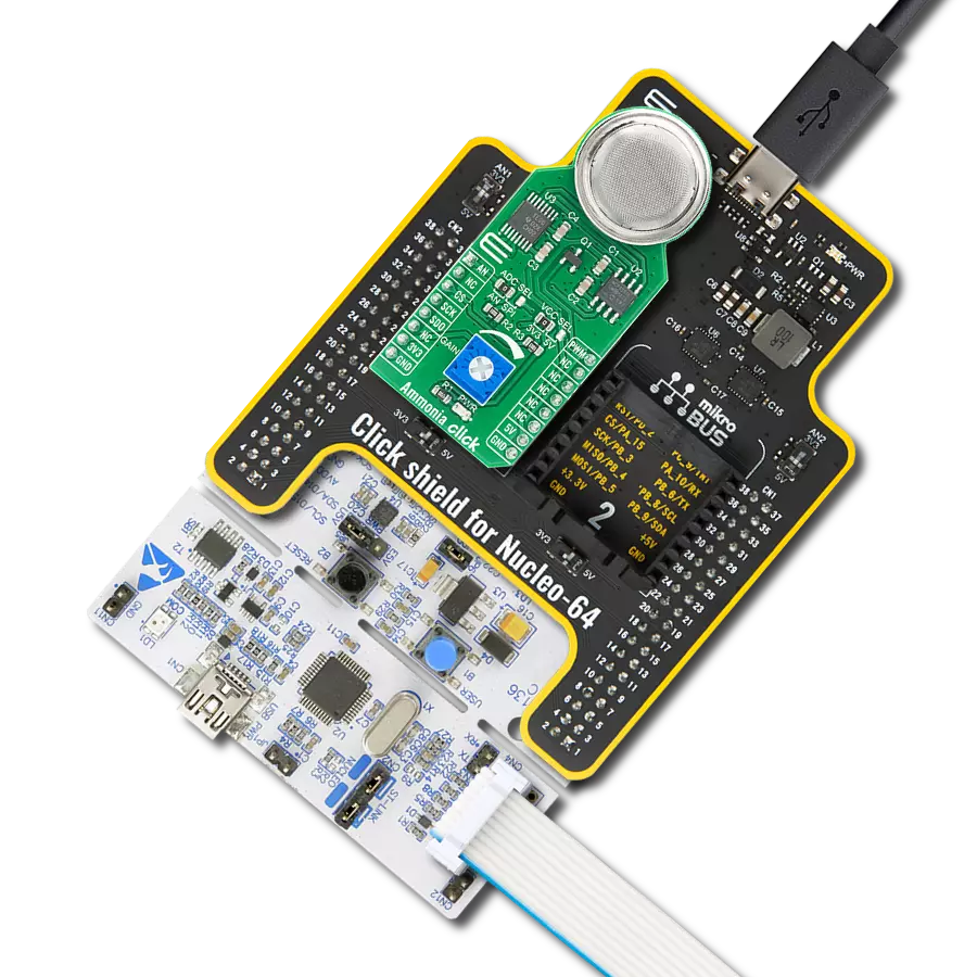 使用MQ-137和STM32G071RB简化NH3监测