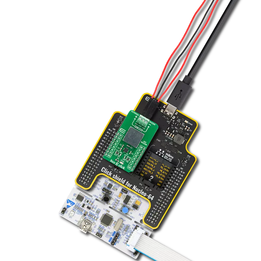 Create notification systems for various events or alarms with STM32F410RB and PAM8904