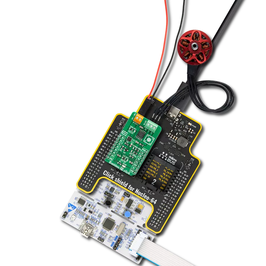 Integrate sensorless BLDC motor driver into your designs easily with STM32F103RB