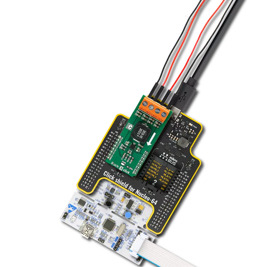 Create custom buck conversion for optimized performance with TPS568215 and STM32F446RE