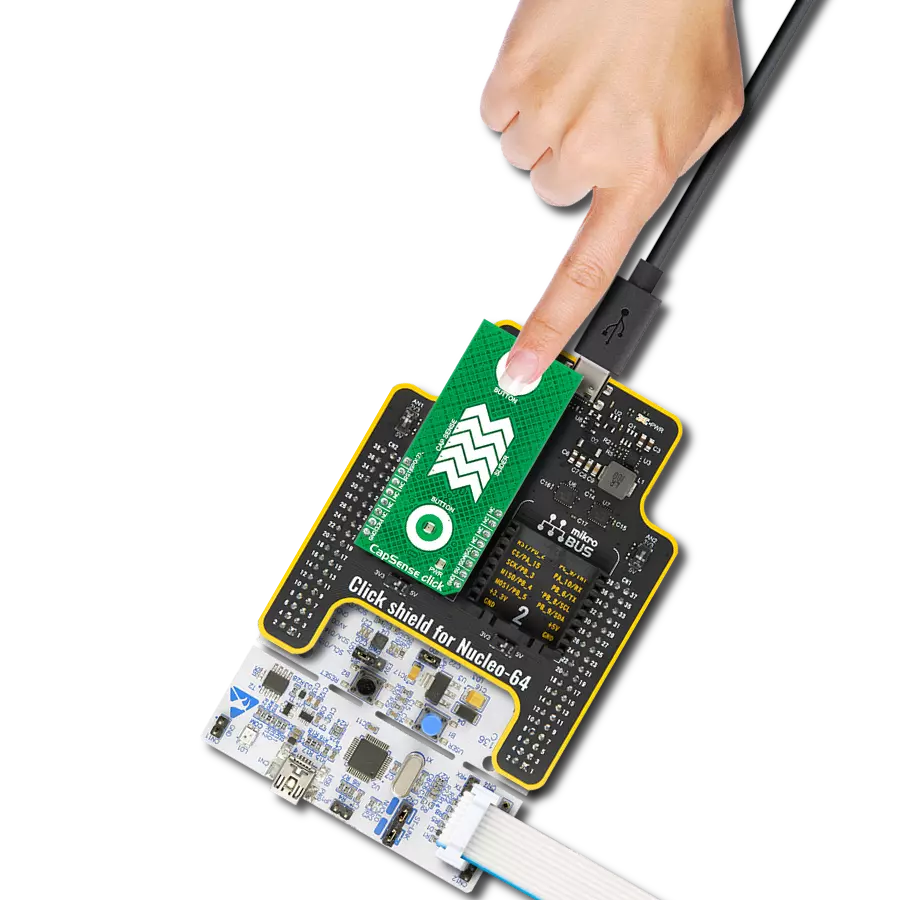 Experience the power of touch with CY8C201A0 and STM32F410RB