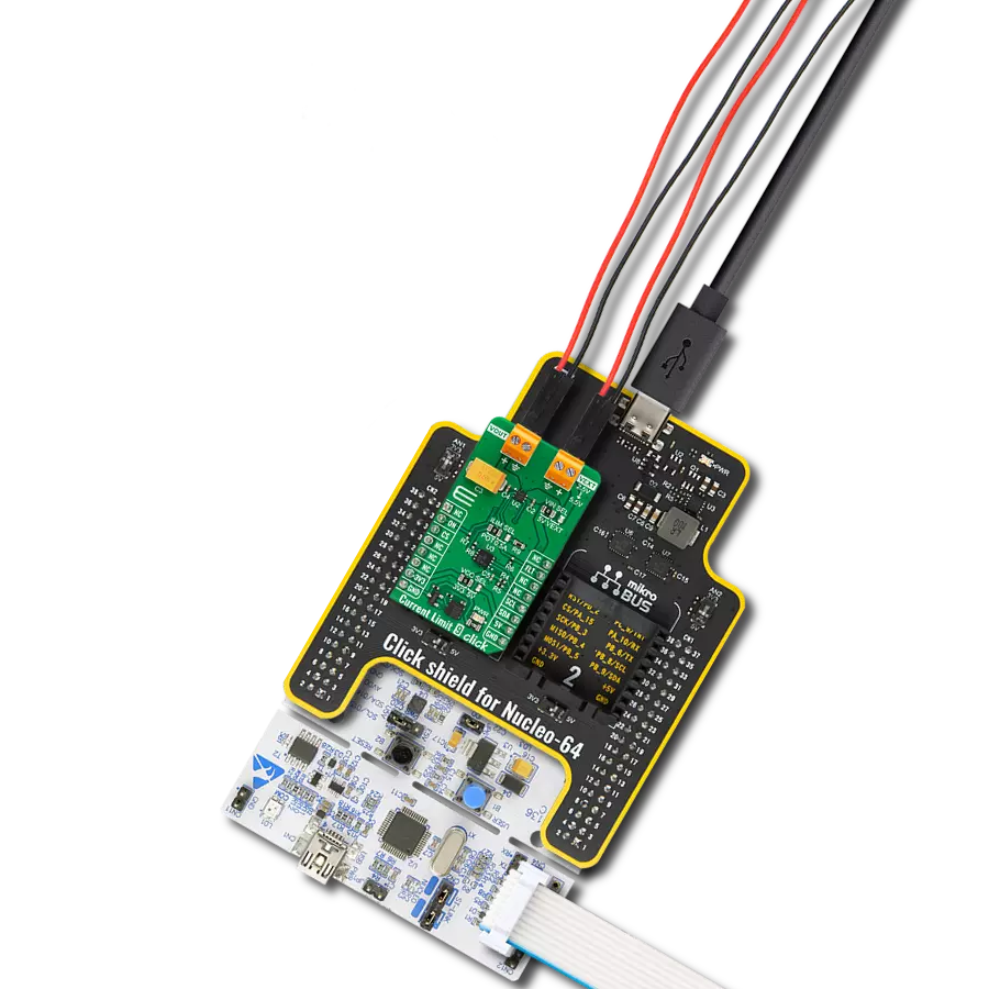 Control and limit the amount of electrical current with NPS4053 and STM32F103RB
