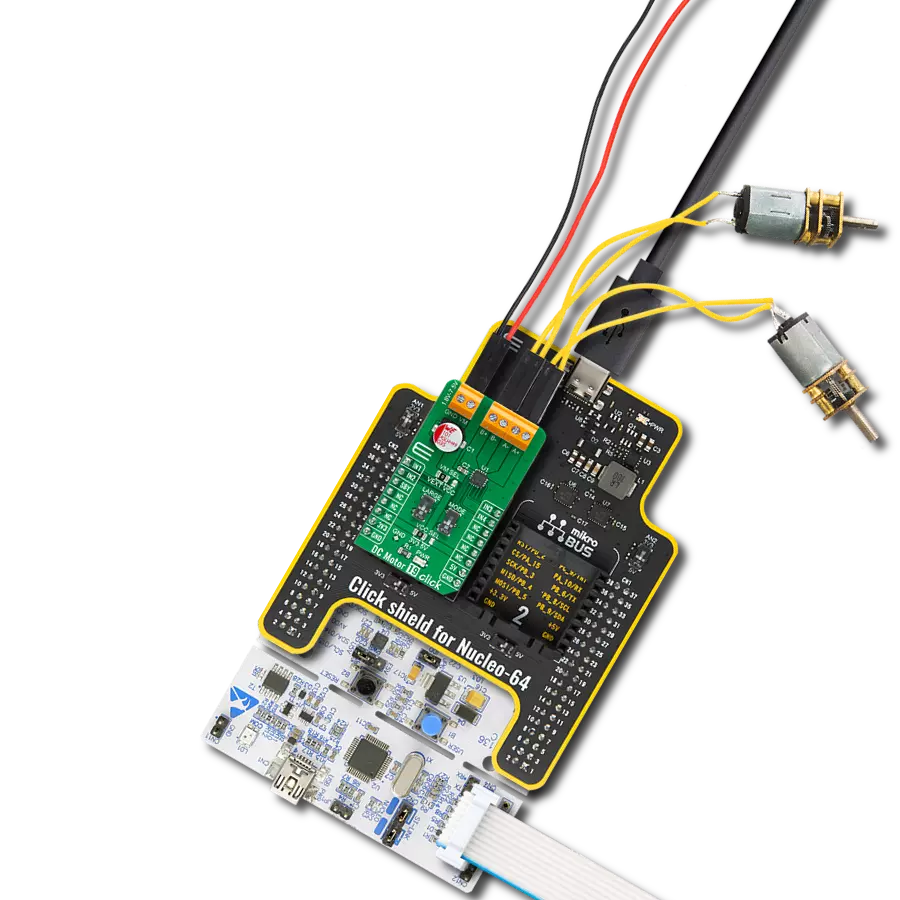 Unleash the potential of your DC brushed motor with TC78H653FTG and STM32F446RE