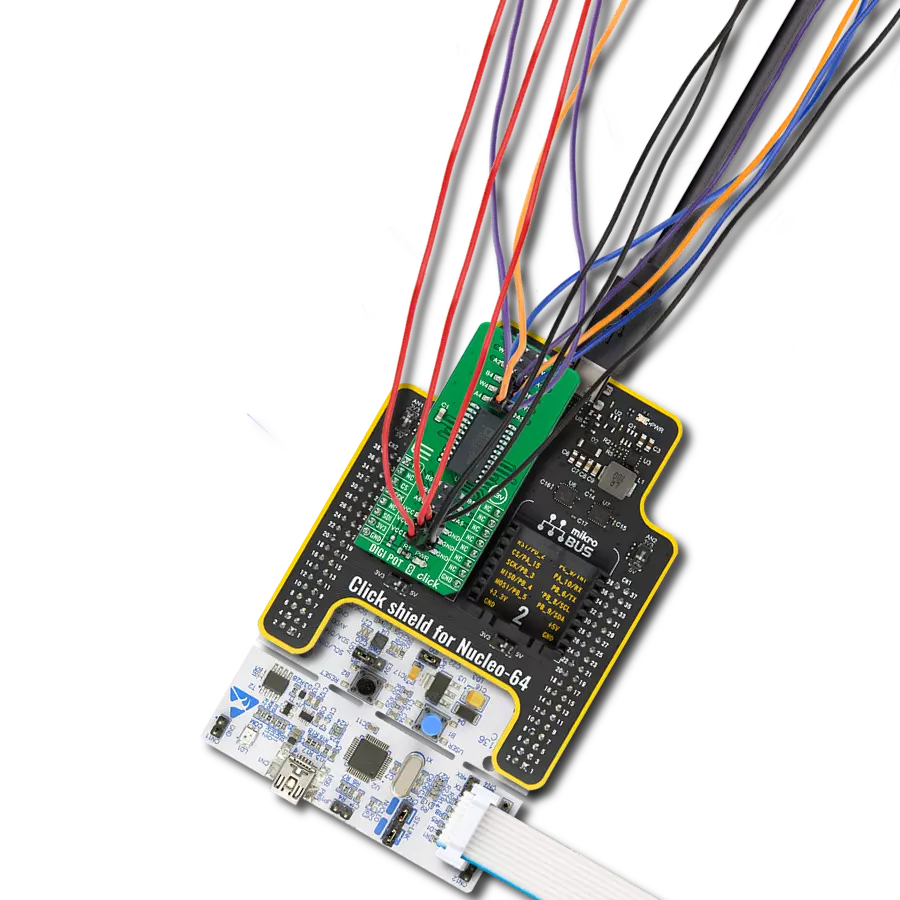 Embrace the future of potentiometers with AD5206 and STM32F446RE