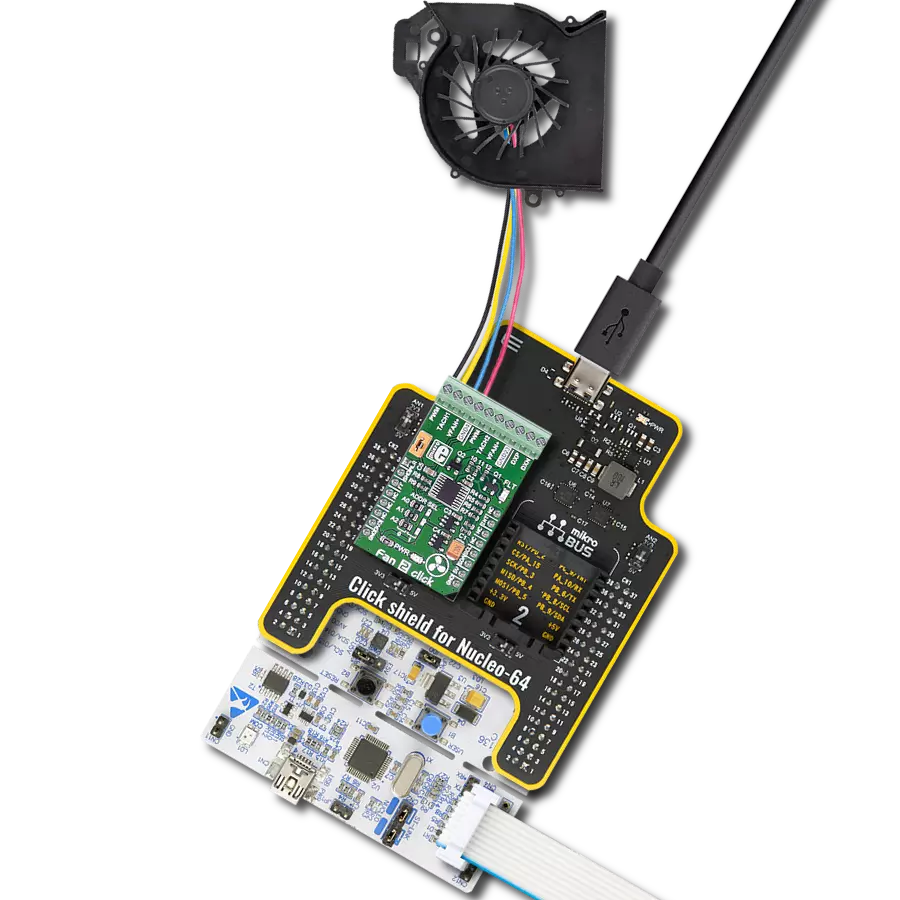 Redefine fan control with MAX31760 and STM32F446RE