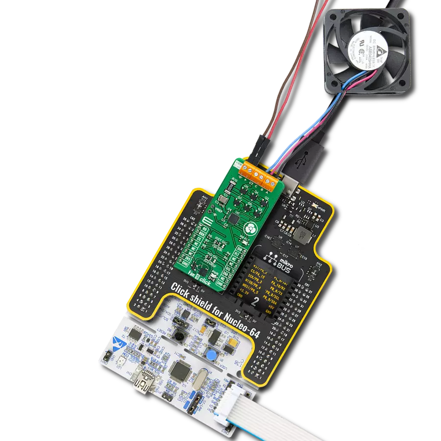 Achieve high-performance cooling with minimal noise and vibration with the A5932 and STM32G071RB