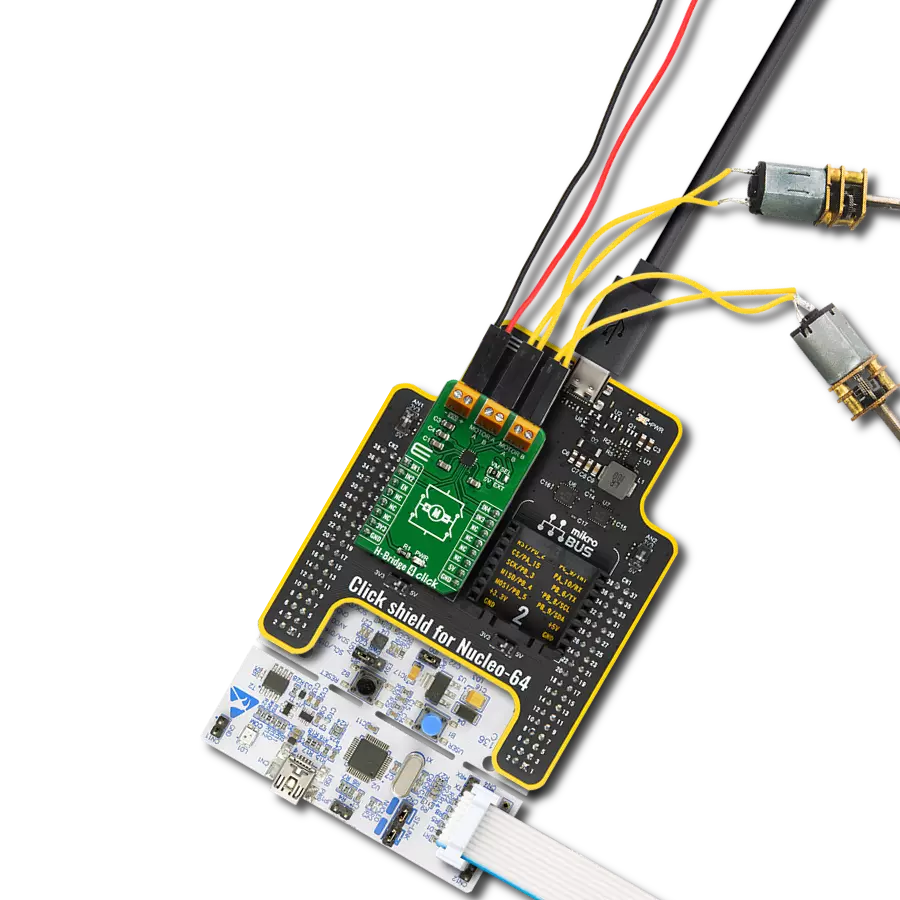 Enable bidirectional motor driving with AP1010 and STM32F446RE