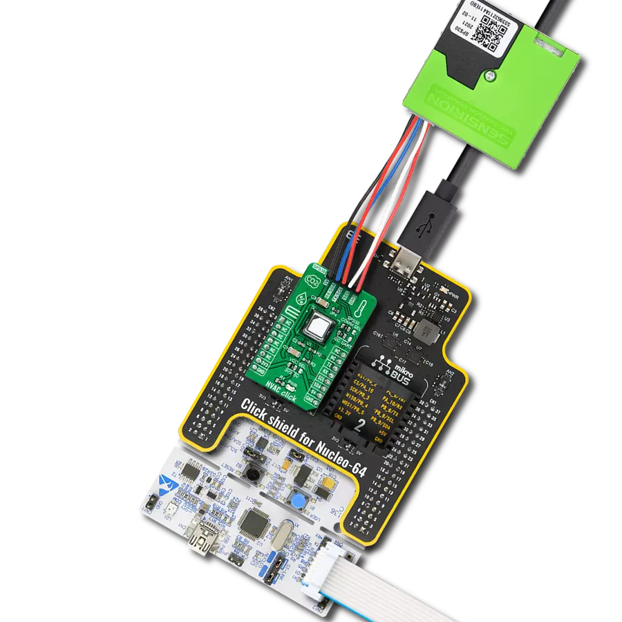 Achieve precise environmental HVAC sensing with SCD41, SPS30 and STM32F446RE
